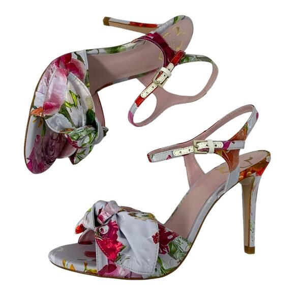 Ted Baker Neelia Floral Ankle Strap Sandal Size 8.5 NWT $225 MSRP - Picture 7 of 7